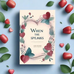 Design a book cover titled 'When the Heart Speaks'