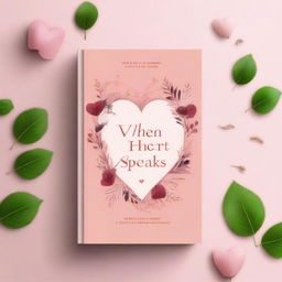 Design a book cover titled 'When the Heart Speaks'