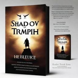 Create a book cover with the title 'Shadow of Triumph'