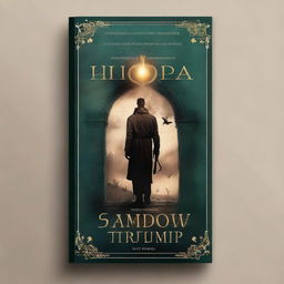 Create a book cover with the title 'Shadow of Triumph'