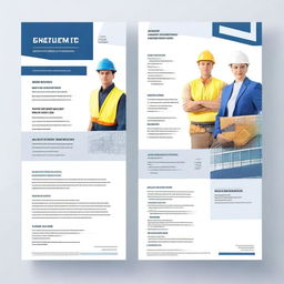 Create a professional cover page for a civil supervisor's report