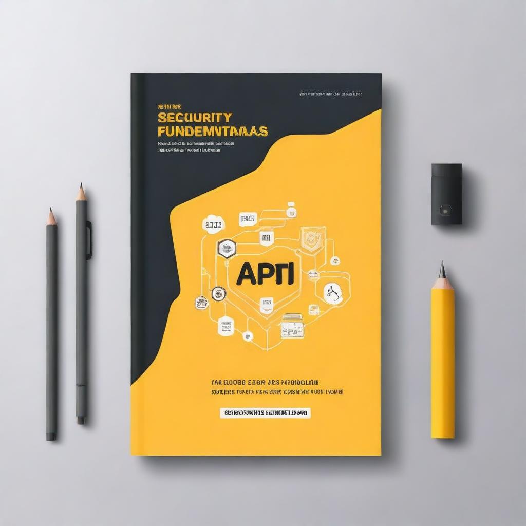 Create a book cover for a book titled 'API Security Fundamentals'