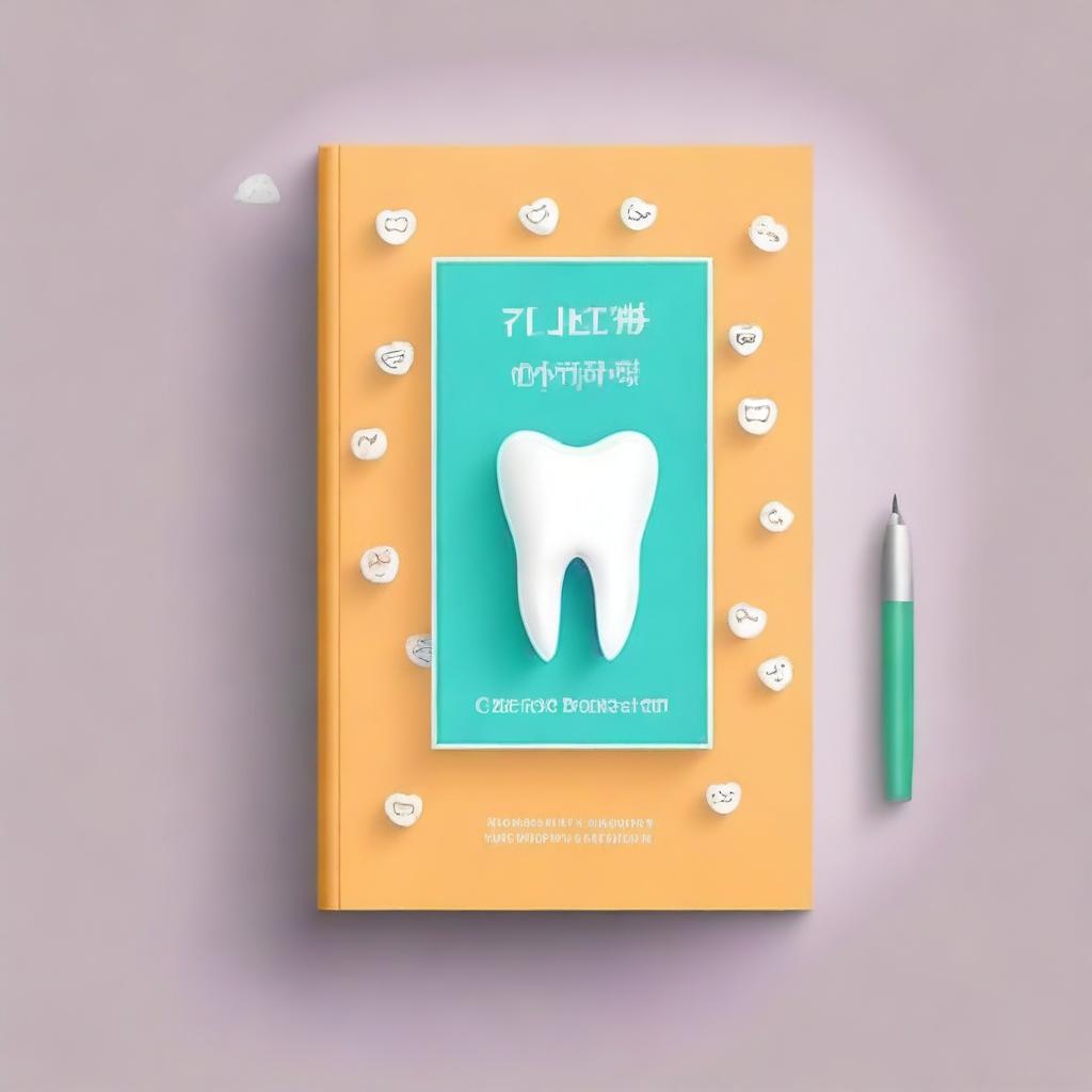 Create a book cover for a dental book titled 'CASE ALBUM'