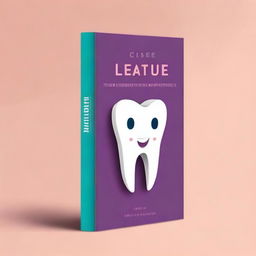 Create a simple and creative book cover for a dental book titled 'CASE ALBUM'