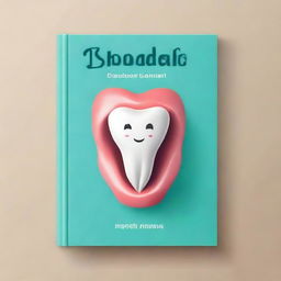 Create a simple and creative book cover for a dental book titled 'CASE ALBUM'