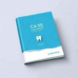 Create an elegant and creative book cover titled 'Case Album' for a dental-themed book