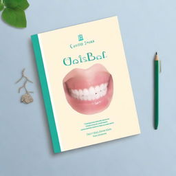 Create an elegant and creative book cover for a dental book titled 'Case Album'