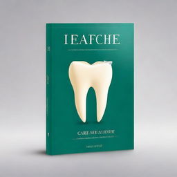 Create an elegant and creative dental book cover titled 'CASE ALBUM'