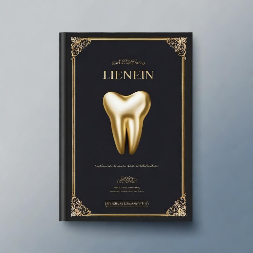 Create an elegant and creative book cover titled 'Case Album' for a dental book