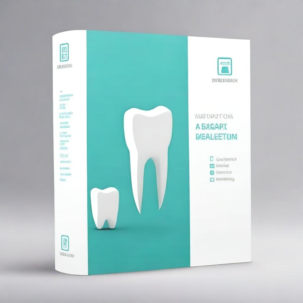 Create an elegant and creative book cover titled 'Case Album' for a dental book