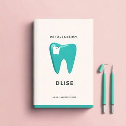 Create an elegant and creative dental book cover titled 'Case Album'