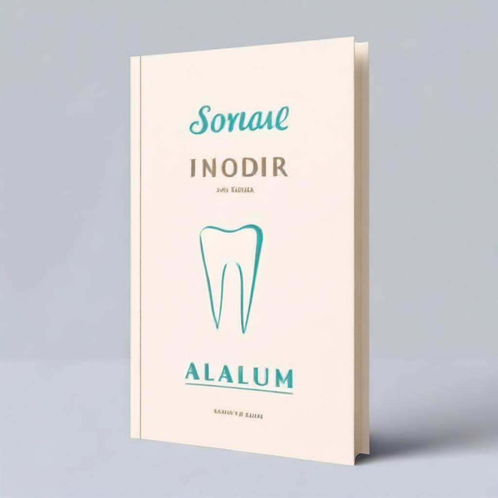 Create an elegant and creative book cover titled 'Case Album' for a dental book