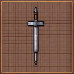 A detailed pixel art representation of a Dungeons & Dragons (D&D) dagger