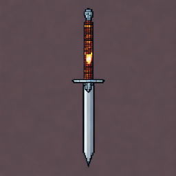 A detailed pixel art representation of a Dungeons & Dragons (D&D) dagger