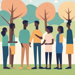 An image that illustrates the concept of mastering interpersonal relationships