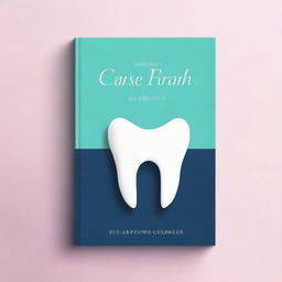 Create an elegant and creative book cover for a dental book titled 'Case Album'