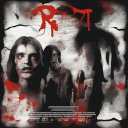 Create a movie poster for an original short film titled 'ROT'