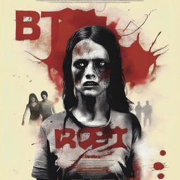 Create a movie poster for an original short film titled 'ROT'