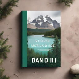 An ebook mockup cover depicting an adventurous journey through the rugged landscapes of the Northwest Territories of Canada