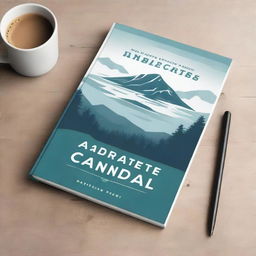 An ebook mockup cover depicting an adventurous journey through the rugged landscapes of the Northwest Territories of Canada