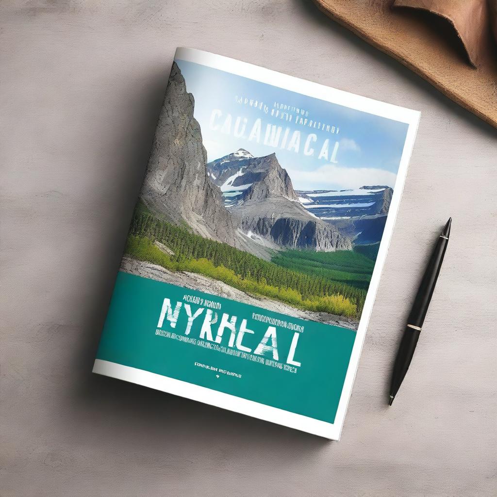 A mockup cover for an ebook travel guide about adventure in the Northwest Territories of Canada