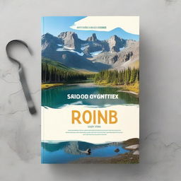 Create an ebook travel guide mockup cover showcasing an adventure in the Northwest Territories of Canada