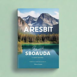 Create a travel guide ebook mockup cover featuring an adventurous journey through the Northwest Territories of Canada