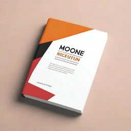 A professional book cover design featuring a modern and sleek layout