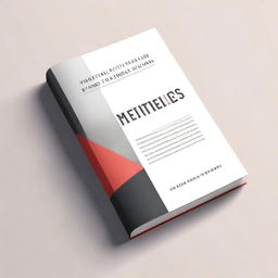 A professional book cover design featuring a modern and sleek layout