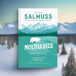 Create an ebook mockup cover for a travel guide about adventure in the Northwest Territories of Canada