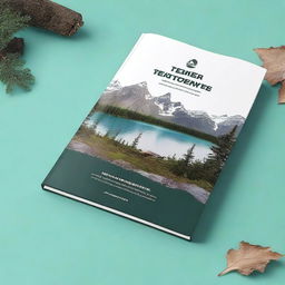 Create a travel guide book mockup showcasing an adventure in the Northwest Territories of Canada