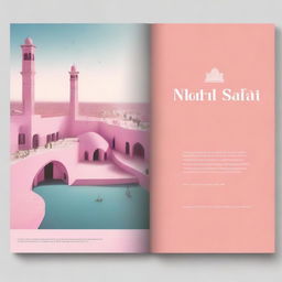 Create a book cover for a memoir in architecture about the design of a new international terminal in Sfax in 2040
