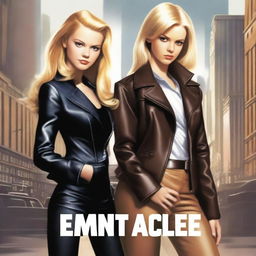 A book cover featuring two girls