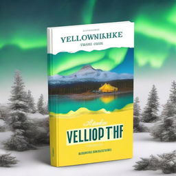 Create an ebook mockup for 'Yellowknife Travel Guide 2025: Experience an unforgettable adventure in the Northwest Territories of Canada