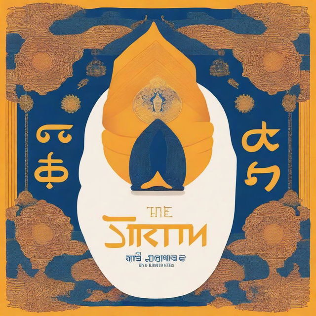 Create a book cover for a book titled 'The Sikhism'