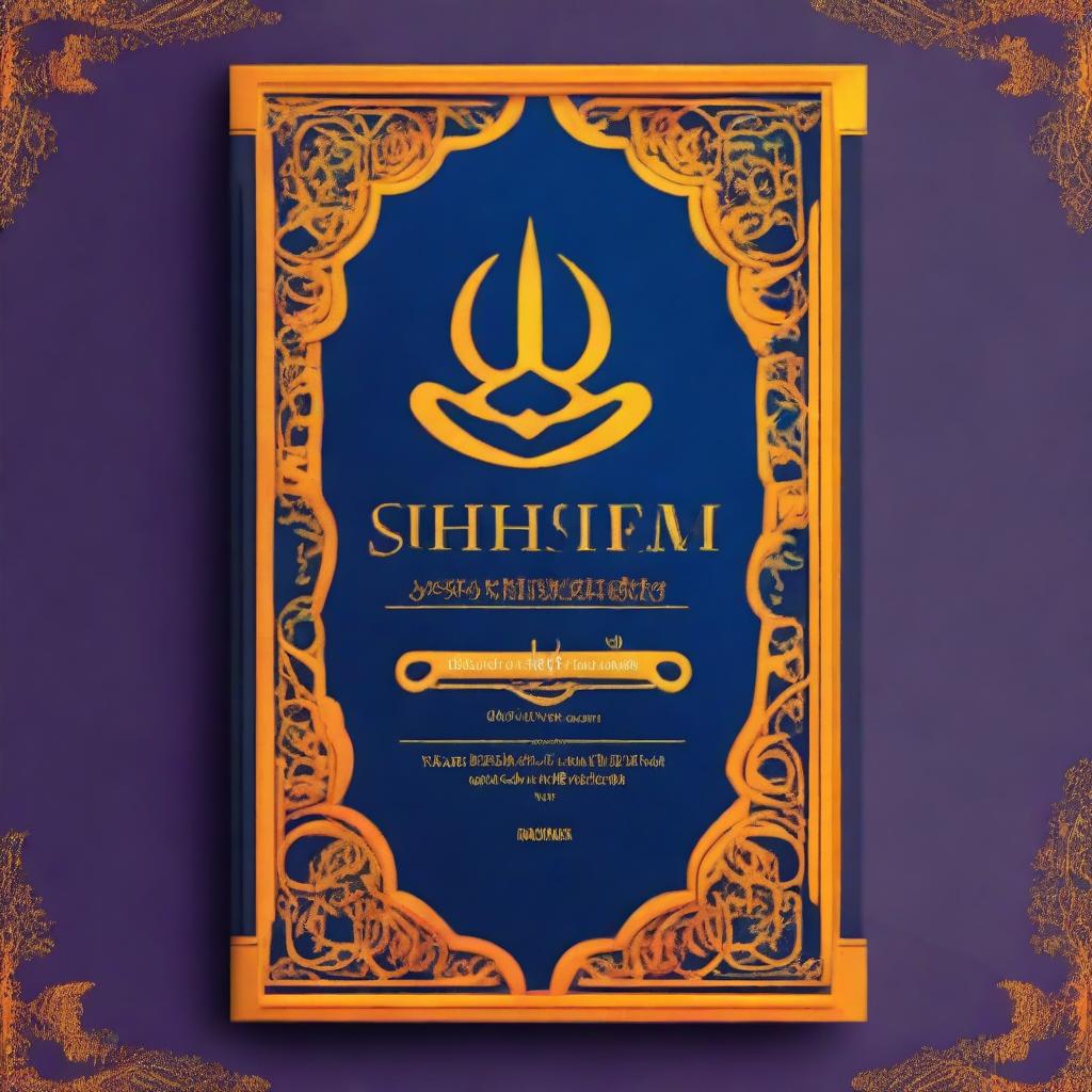 Design a book cover for a book titled 'The Sikhism'