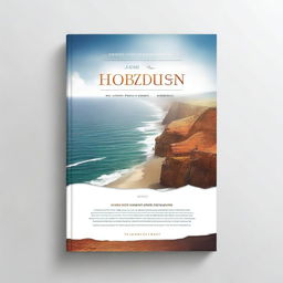 Design an ebook cover titled 'Beyond the Horizon: A Journey of Discovery'