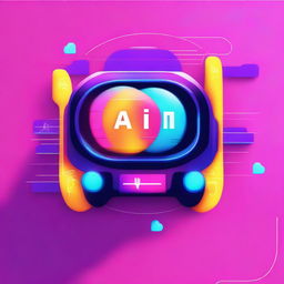 Create an eye-catching thumbnail for a video titled 'AI Song'