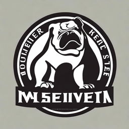 A professional logo for White River Monster Bullies Kennel