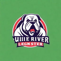 A professional logo for White River Monster Bullies Kennel