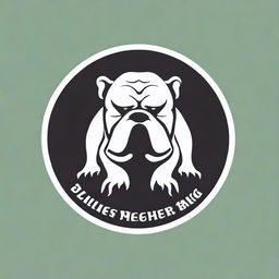 A professional logo for White River Monster Bullies Kennel