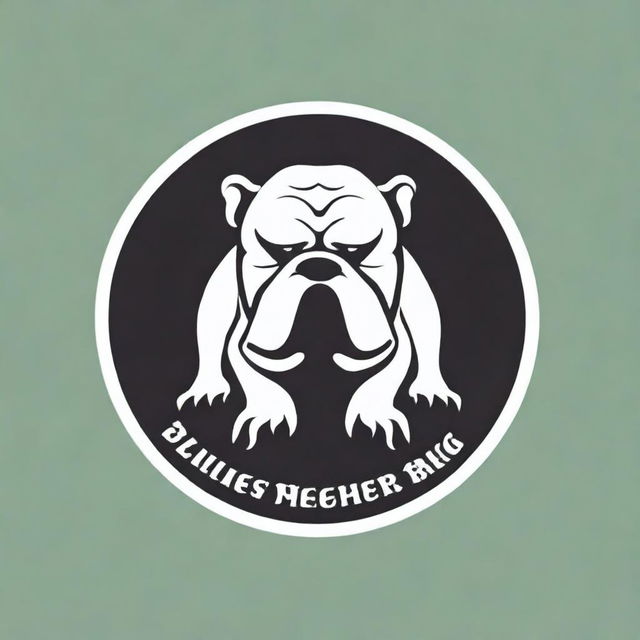 A professional logo for White River Monster Bullies Kennel