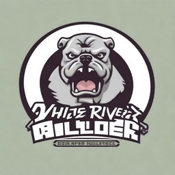 Create a professional logo for White River Monster Bullies