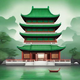 Create an image depicting the grandeur and brilliance of the Jade Palace, showcasing the legendary life of Su Yu