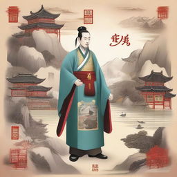 Create an image depicting the legendary life of Su Yu