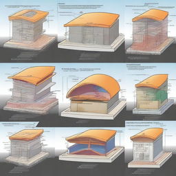 A detailed and informative tutorial image explaining cross-sections in civil engineering