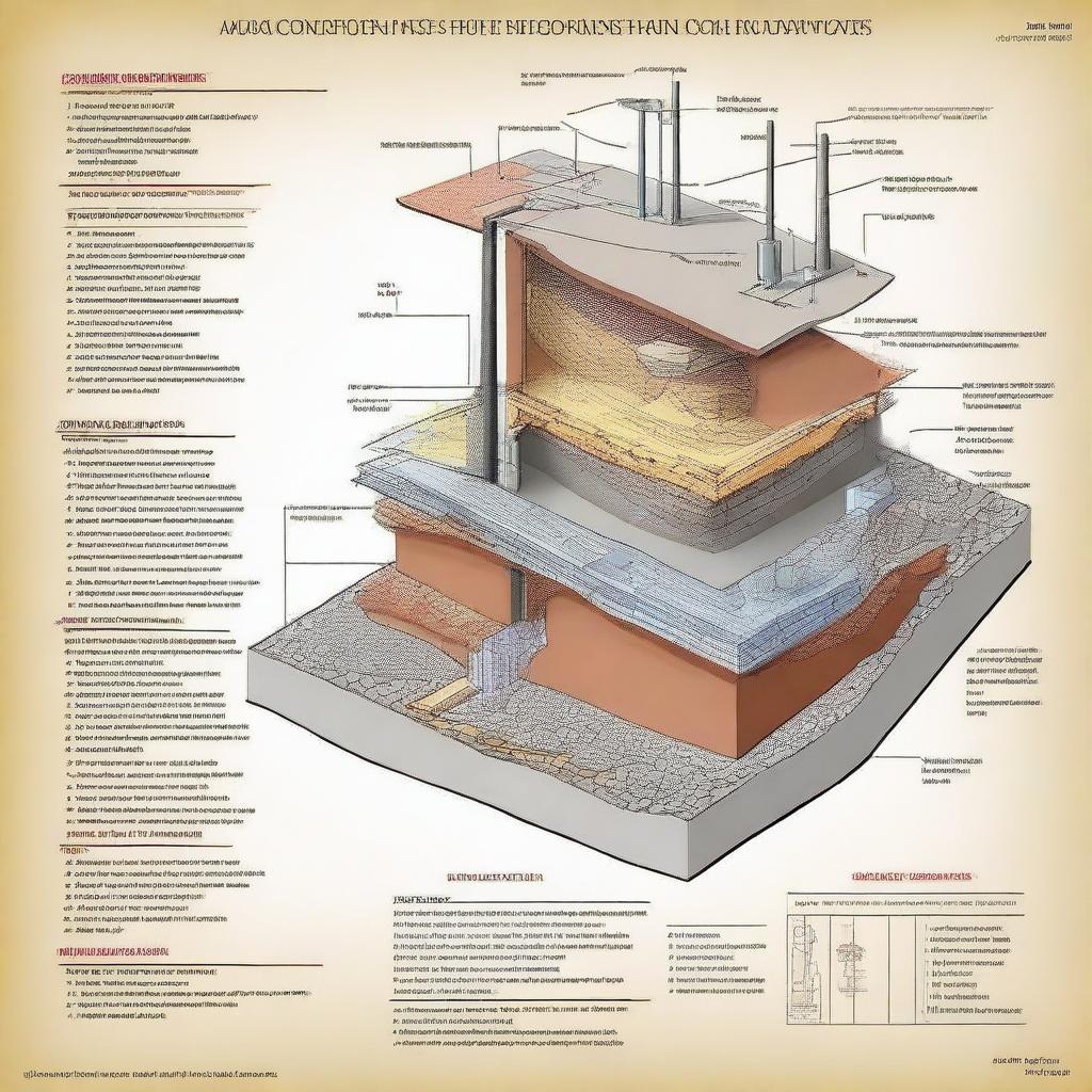 A detailed and informative tutorial image explaining cross-sections in civil engineering