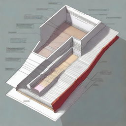 A detailed and informative tutorial image explaining cross-sections in civil engineering using AutoCAD Civil 3D