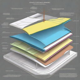 A detailed and informative tutorial image explaining cross-sections in civil engineering using AutoCAD Civil 3D