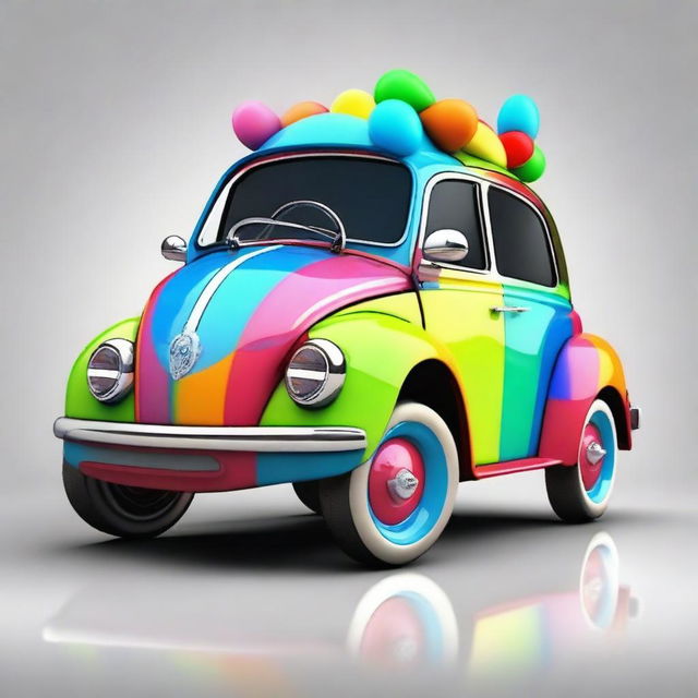 Create an image of a unique and fun car